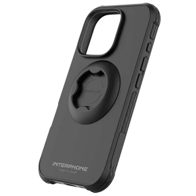 Afbeelding van INTERPHONE QUIKLOX Apple iPhone 16 Pro Tetraforce hoesje voor bevestigingen motorfiets auto of fiets serie Stand mobiele telefoon hoes modulair systeem