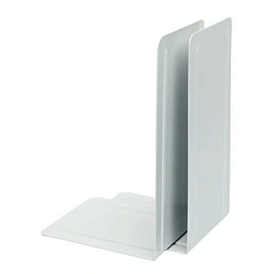 Afbeelding van ALCO Albert 4303 10 boekensteunen van metaal, 130 x 240 140 mm, wit