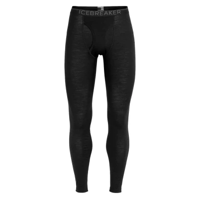 Afbeelding van Icebreaker 100% Merino 260 TECH Thermo Leggings WFLY Black Legging Black, Heren, Maat: XL,
