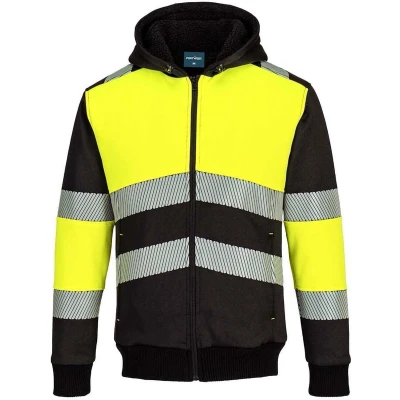Afbeelding van PW3 Hi Vis Softshell jack Klasse 1 maat 4XL, YeBk
