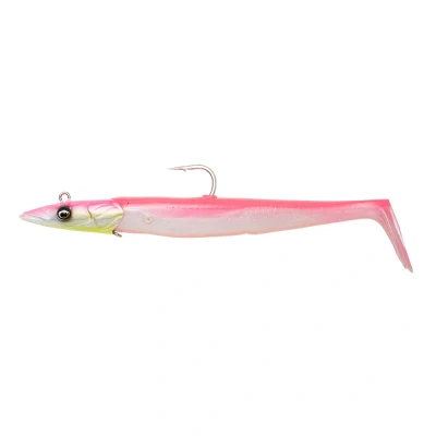 Afbeelding van Savage Gear Sandeel V2 Sinking Pink Pearl Silver 27,5cm (275g) (2+1) Shad
