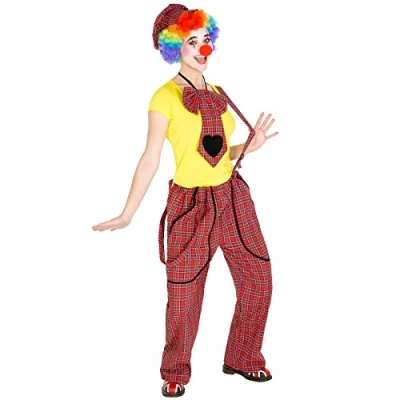 Afbeelding van dressforfun Vrouwenkostuum clown Pepa S verkleedkleding kostuum halloween verkleden feestkleding carnavalskleding carnaval feestkledij partykleding 300813