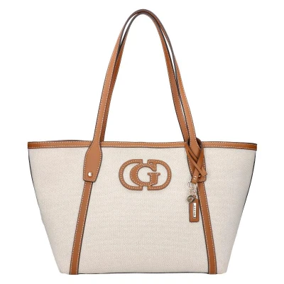 Afbeelding van Guess Sebina TOTE Handtas, Dames, Maat: One Size, Natural/caramel