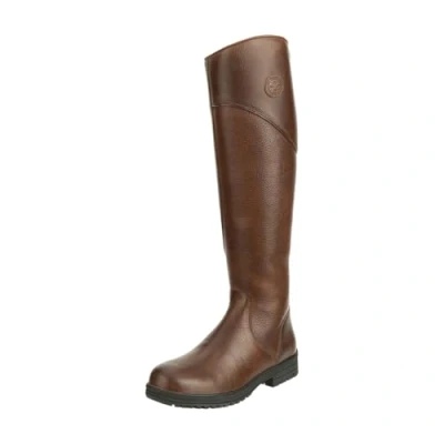 Afbeelding van Suedwind© Amaron Tall Wool WP Winterrijlaarzen, bovenmateriaal van nubuckleer, gevoerde wol, waterdicht, outdoorlaarzen, stabiel, Gewaxt bruin