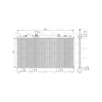 Afbeelding van Valeo Radiateur 734410