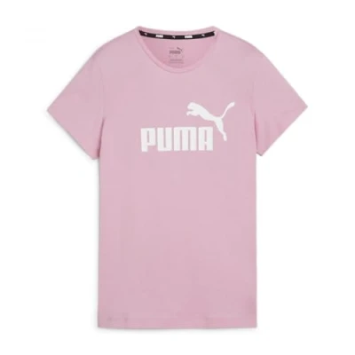Afbeelding van PUMA ESS Logo Tee (s) Dames T shirt Mauved Out Maat M