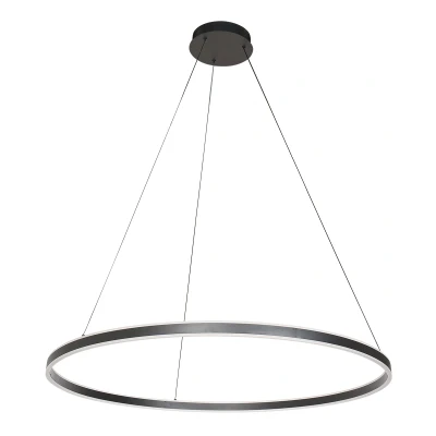 Afbeelding van Steinhauer Hanglamp Ringlux Zwart Ø100cm