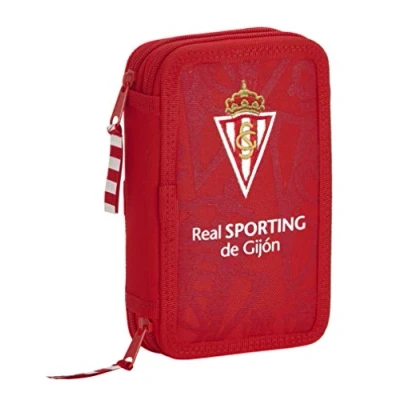 Afbeelding van Pennenzak Real Sporting de Gijón Rood (28 pcs)