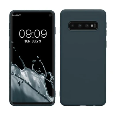 Afbeelding van kwmobile telefoonhoesje geschikt voor Samsung Galaxy S10 Hoesje smartphone Back cover in leisteen