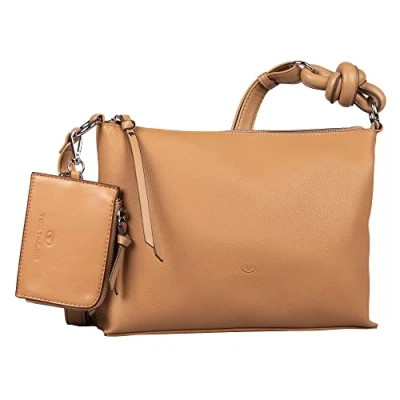 Afbeelding van TOM Tailor Hannah Schoudertas, Dames, Maat: One Size, Beige