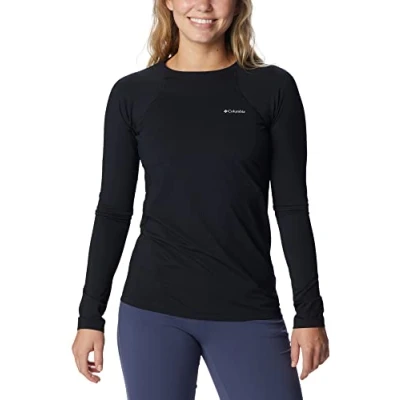 Afbeelding van Columbia Midweight LONG Sleeve Hemd, Dames, Maat: XL, Black