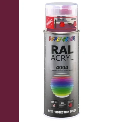 Afbeelding van Dupli Color Ral Acryl 4004 Bordeaux violet Hoogglans 400 ml