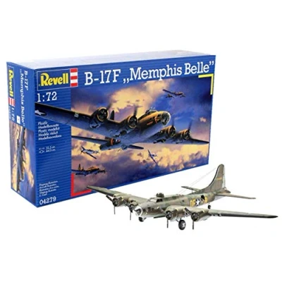 Afbeelding van 1:72 Revell 04279 B 17F Memphis Belle Plastic Modelbouwpakket