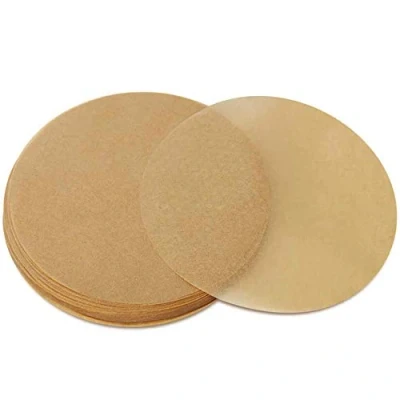 Afbeelding van 200 vellen Ø11CM Bakpapier Bakken Perkamentpapier Oliebestendig Bakmat Hittebestendig Anti aanbak Voor Oven, Friteuse en Heteluchtfriteuse, Braadpan