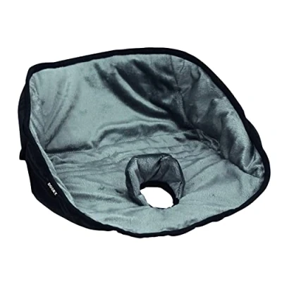 Image de Tapis hygiénique Dooky (amovible, adapté aux sièges de voiture, imperméable, lavable, rembourrage doux et confortable, taille : 37 x 31 cm), Noir