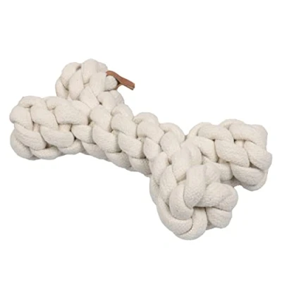 Afbeelding van D&amp;d Home Flostouw Hond Dente Rope Toy S 19cmx10mm Beige 1st