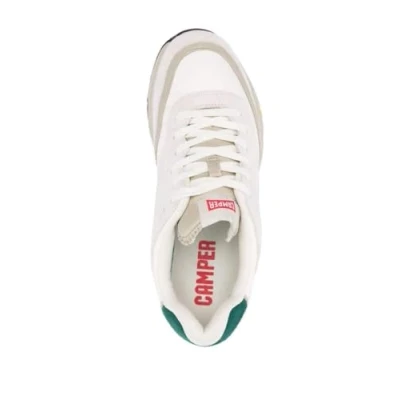 Afbeelding van Camper Drift Sneakers laag, Heren, Maat: 43, Weiß/grau Polyester