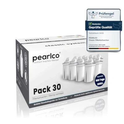 Afbeelding van PearlCo 30 klassieke universele filterpatronen, compatibel met Brita Classic