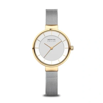 Afbeelding van Bering Solar Horloge goldcoloured, Dames, Maat: One Size, Gold coloured