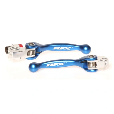 Afbeelding van RFX Race Series Gesmede Flexibele Hendels Blauw Beta RR125 2018 2024 RR250 RR300 2013 RR350 2011 RR390 RR430 RR480 2015 RR400