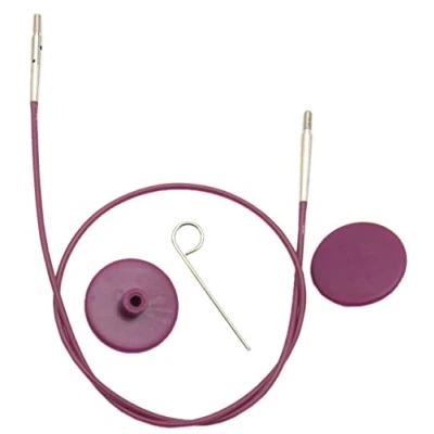 Afbeelding van KnitPro Kabel 150cm paars.