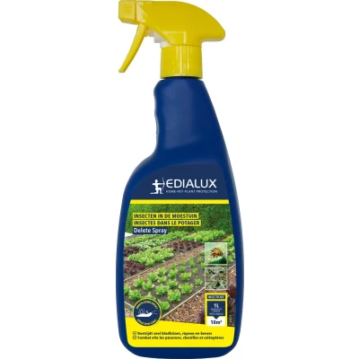 Afbeelding van Edialux Delete gebruiksklare spray moestuin 1 L tegen insecten in de