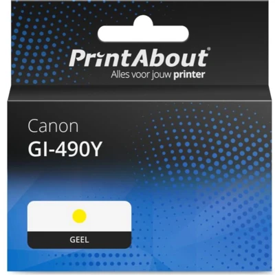 Afbeelding van Huismerk Canon GI 490Y Inktcartridge Geel