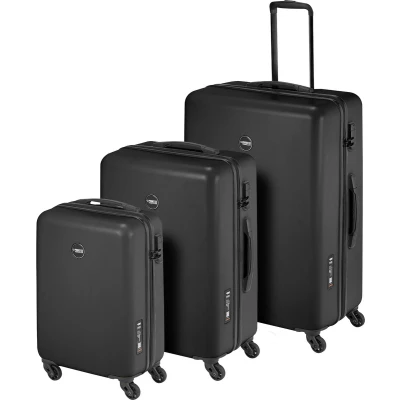 Afbeelding van Princess Traveller PT01 Koffer set Pitch Black SML