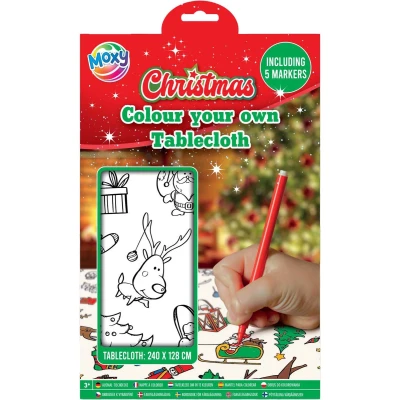 Afbeelding van Creative Craft Group Xmas Kleur je eigen Tafelkleed