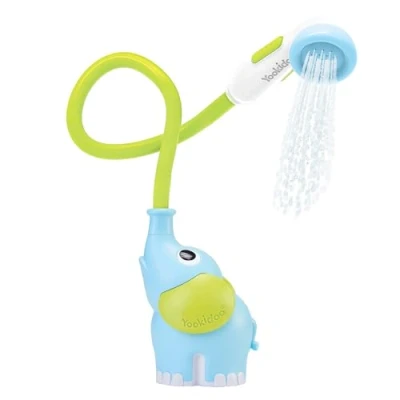 Afbeelding van Yookidoo Baby Badspeeltje Olifant Douche Blauw