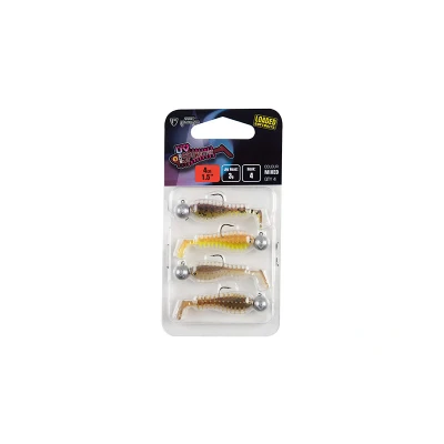 Image de Leurre Souple Fox Rage Micro Spikey Fry Mixed UV Colour Pack Loaded (pré montés) 4cm (3g) (4 pcs) Shad