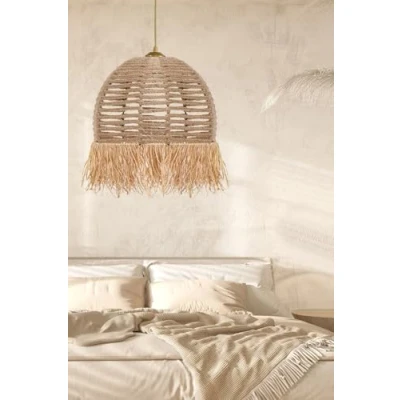 Afbeelding van Verlichting Kroonluchter Creme Metaal Lyalya Afmetingen 30x30x80cm Stijlvolle en Elegante Verlichtingsoplossing