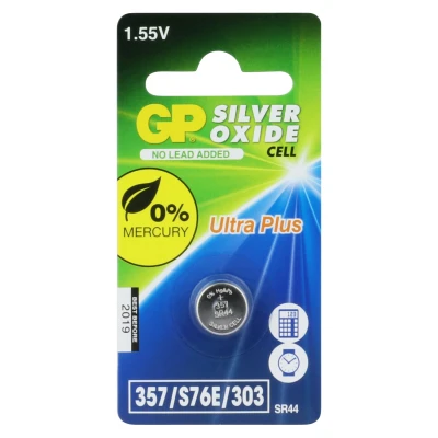 Afbeelding van Gp Batteries Knoopcel Zilver D357/Sr44