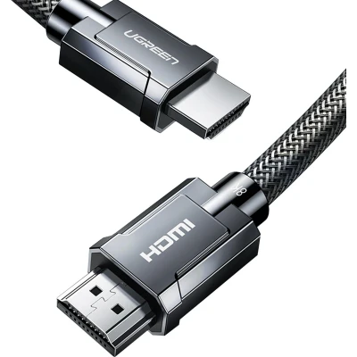 Afbeelding van Ugreen 80602 HDMI 2.1 Male To Cable 3m, 3 m, Type A (Standaard), 3D, 48 Gbit/s, Zwart