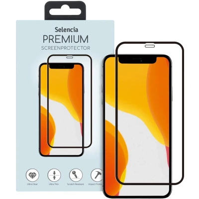 Afbeelding van Selencia Screenprotector Geschikt voor iPhone 12 Mini Tempered Glass Gehard Glas Premium