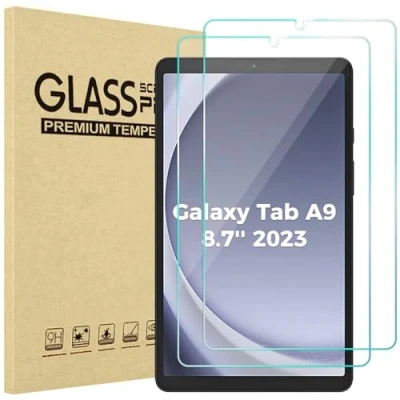 Afbeelding van ProCase 2 x 9H displaybeschermfolie van gehard glas voor Galaxy Tab A9 8,7 inch 2023 (SM X110/SM X115), transparant