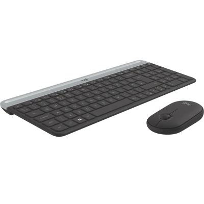 Afbeelding van Slim Wireless Keyboard and Mouse Combo MK470 GRAPHITE UK INTNL