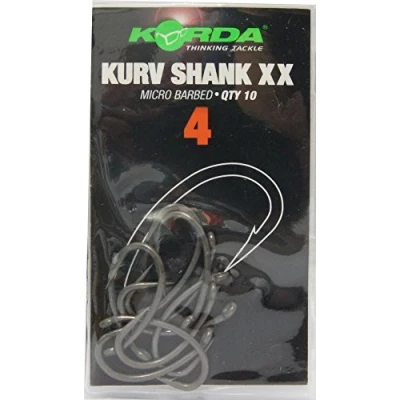 Image de Korda Kurv Shank XX Micro Barbed (10 pcs) Taille : crochet 4