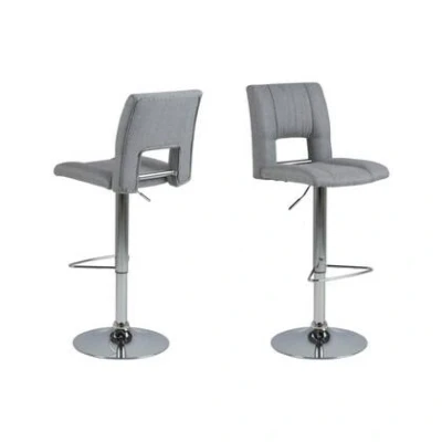 Afbeelding van Giga Living Barkruk Wistad Lichtgrijs Corsica Set van 2