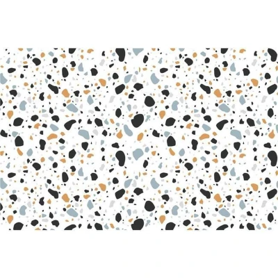 Afbeelding van 4x Placemat Terrazo 28,5x43,5cm onderlegger tafeldecoratie placemats kunststof