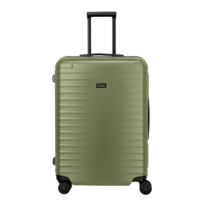 Afbeelding van TITAN Overseas 4 Wheel Trolley M+ forest green