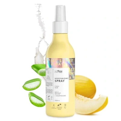 Afbeelding van So!Flow Voedende spray met arganolie en citrusextract bescherm definieer je krullen terwijl ze licht voedt