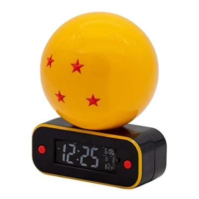 Afbeelding van Teknofun Dragon Ball Z digitale luidspreker en wekker kristallen bol geel/rood/zwart