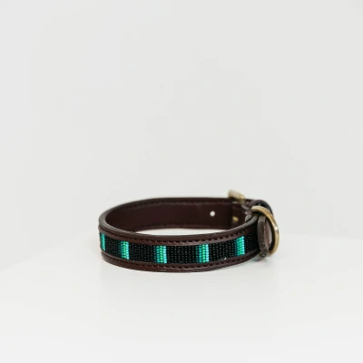 Image de Kentucky Collier Perles Artisanales Noir 64cm