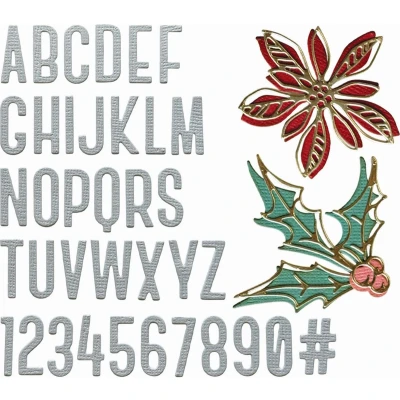 Afbeelding van Sizzix Tim Holtz Thinlits Die Set Vault Seasonal Sketch 43pcs