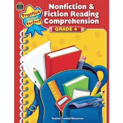 Afbeelding van Nonfiction &amp; Fiction Reading Comprehension Grade 4