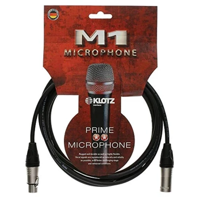 Afbeelding van Klotz M1K1FM0500 Microfoonkabel zwart 5 m