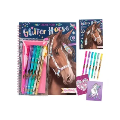 Afbeelding van Depesche Miss Melody Create your Glitter Horse kleurboek