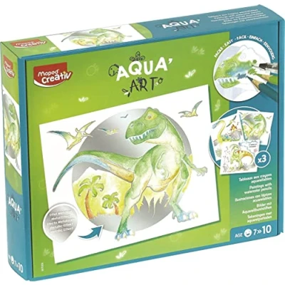 Afbeelding van Hobbyset Maped Creativ Aqua&#039;Art dinosaurus 14 delig assorti