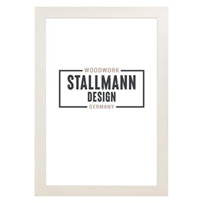 Afbeelding van Stallmann Design SD fotolijst met ontspiegeld acrylglas, nieuwe moderne lijst 90 x 120 cm wit om verticaal of horizontaal op te hangen